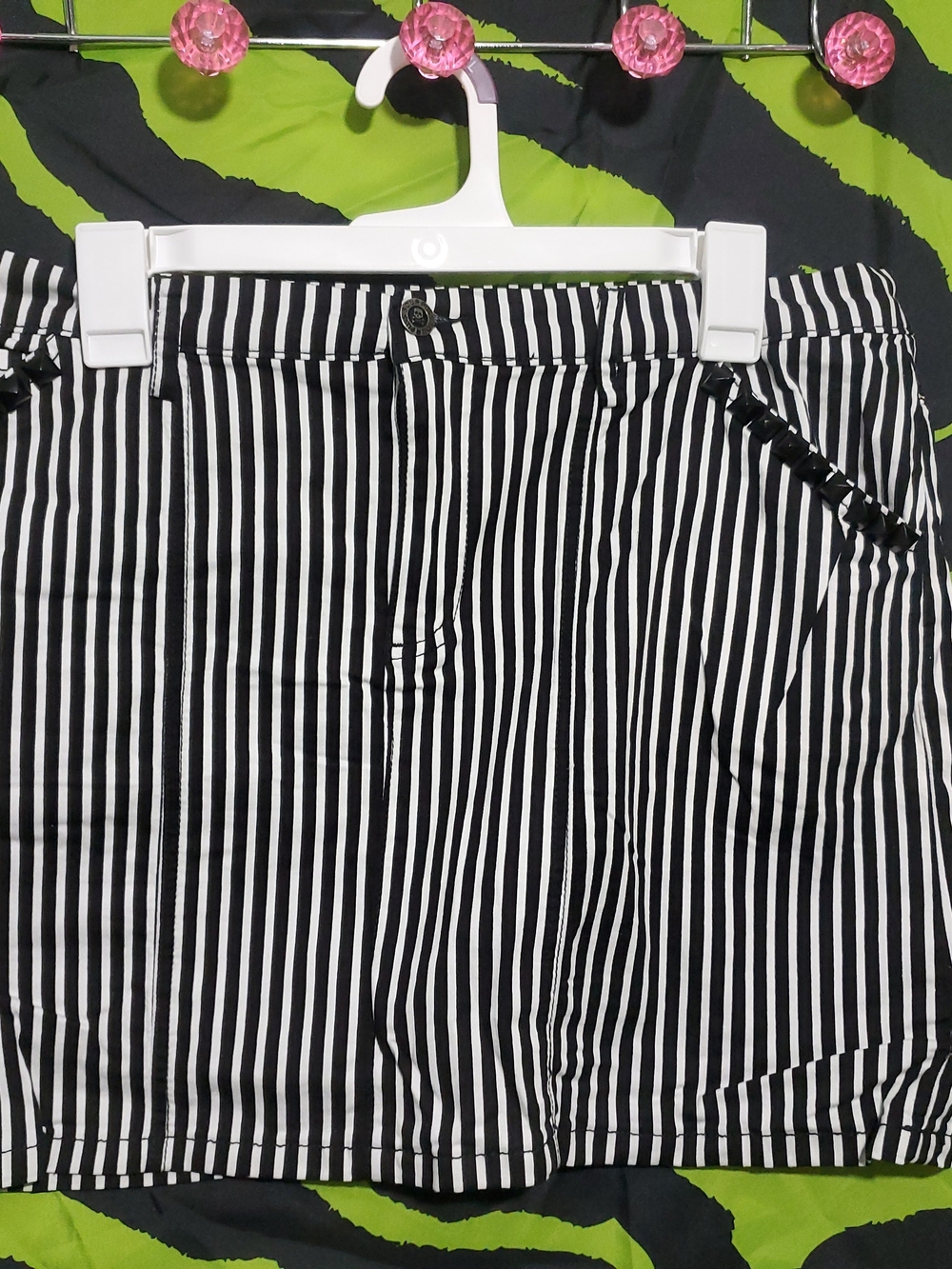 Sourpuss - Black And White Mini Skirt